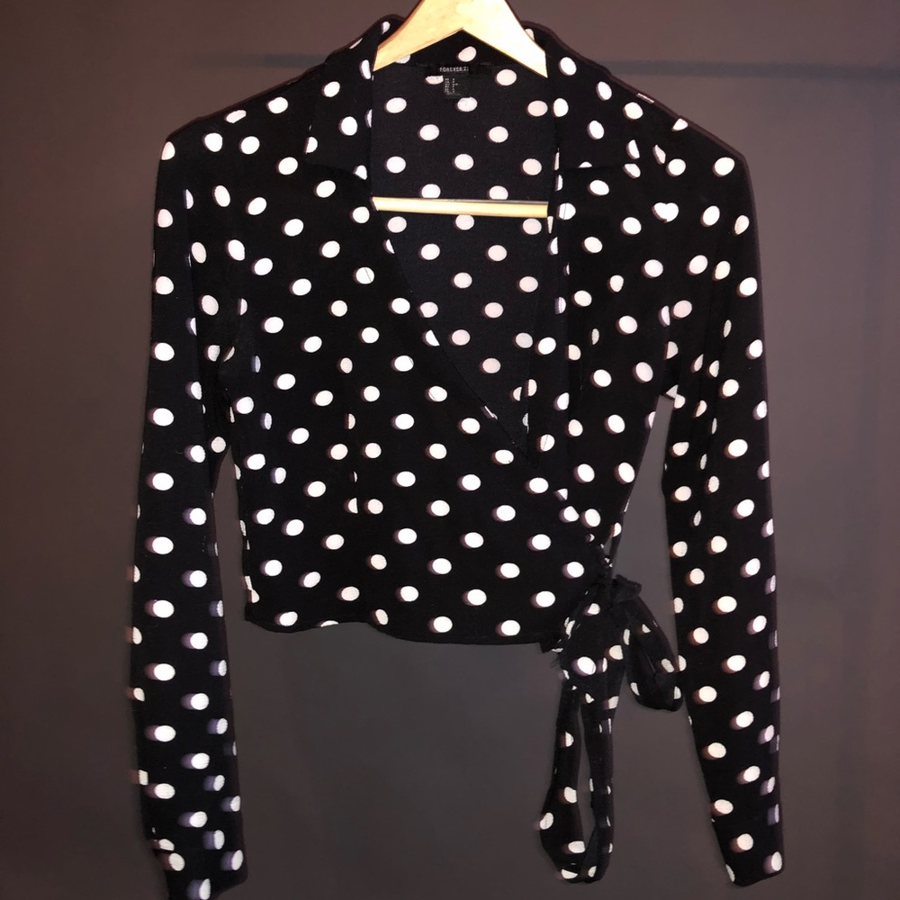 Polka dot top
